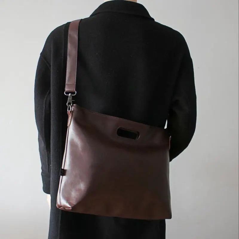 European and American Fashion Retro Patent Leather Shiny Surface Handbag Multifunctional Portable Single Shoulder Crossbody Bags